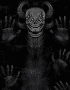 horror art character concept Made in Procreate