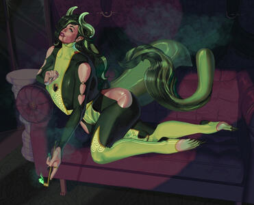 character art Commissioned by client made in procreate