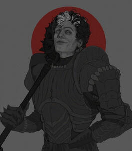 Character armour concept art for HEIRS radiotheatre made in art studio pro