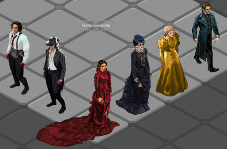 Some Isometric character sprites based of Guillermo Del Toro gothic horror themed films. From Crimson Peak and Frankenstein.