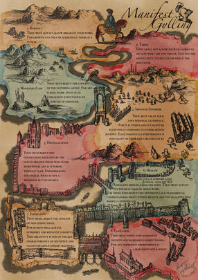 Artistic Manifest project Course project consisting of creating and presenting a Artistic manifest.